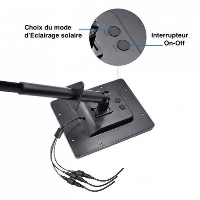 Spots Solaires Puissants Submersibles 160 Lumens IP68 Blancs - Lot de 3