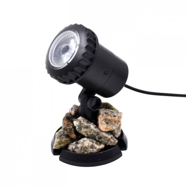Spots Solaires Puissants Submersibles 160 Lumens IP68 Blancs - Lot de 3