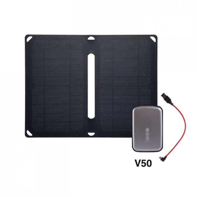 Kit Chargeur Solaire Nomade Usb Voltaic 10 Watt Arc V25 - V50