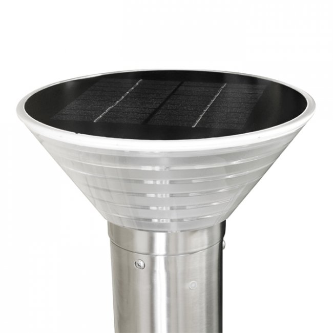 Borne Solaire Puissante Orlando Inox 80cm 280 Lumens 