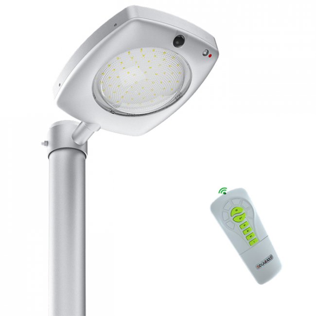 Lampadaire Solaire Applique ZS-SL03 3000 Lumens Led Télécommande