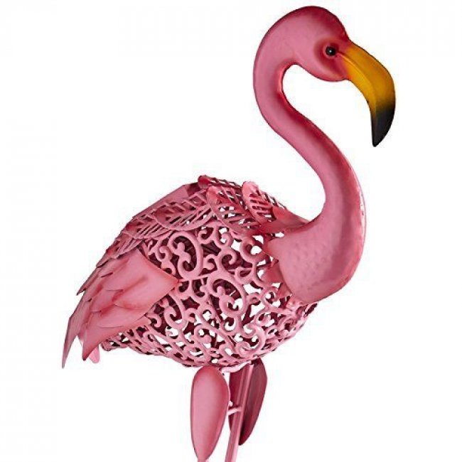 Flamant Rose Solaire Lumineux Couleurs Changeantes