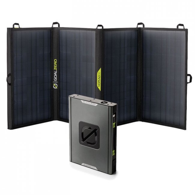 Kit Solaire Sherpa 100 AC Plus Goal Zéro Convertisseur Panneau Nomad 20W ou 50W