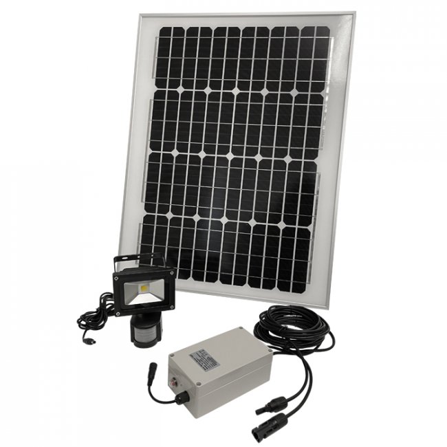 Projecteur Solaire Puissant Détecteur 1000 Lumens Haute Autonomie ZS-110 