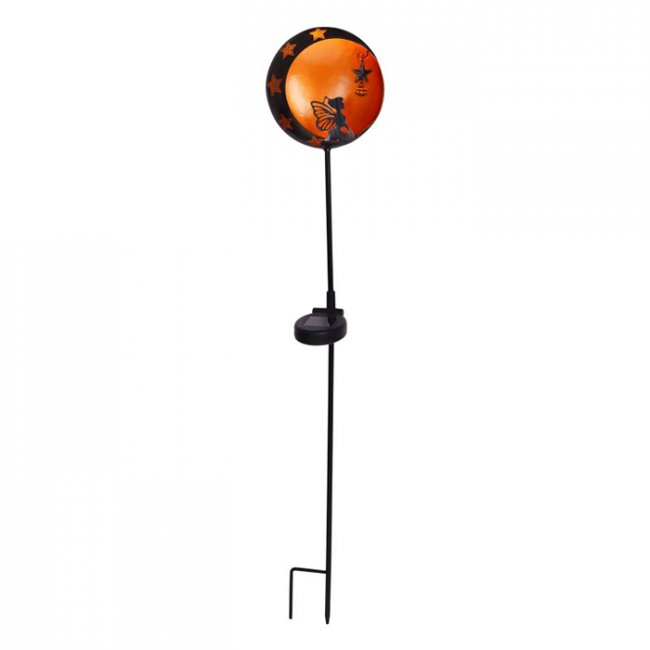  Lampe Solaire Fée Etoile Métal sur Tige 