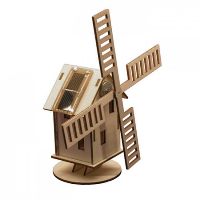 Moulin Solaire Hollandais - Jeu Maquette Solaire Bois