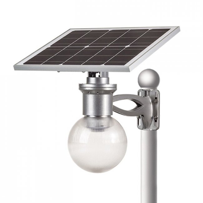 Lampadaire Solaire Puissant Boule ZS-R40 12W Multi Modes