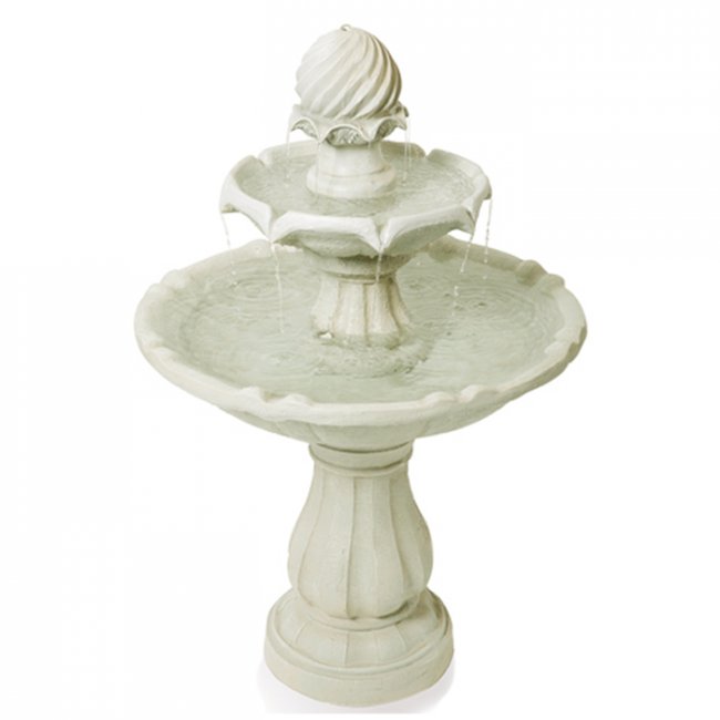Fontaine Solaire Cascade Bain d'Oiseaux Souveraine