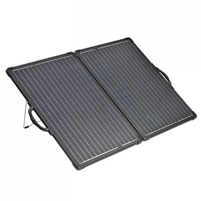 Panneau Solaire Valise Chargeur Batterie 100W 12V Régulateur Folder