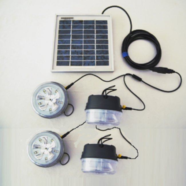 Kit Eclairage Solaire SOLT 4 Lampes 320 Lumens