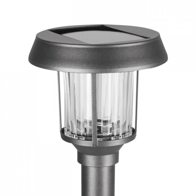 Borne Solaire Usb Puissante Hybride Intelligente 365 75/150 Lumens Aluminium Pollux Blanc Chaud