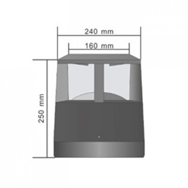 Borne Solaire Led Puissante Compacte 144 Lumens Dallas 3000°K