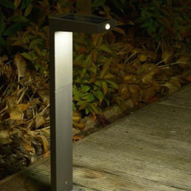 Borne Solaire Puissante Détecteur Alberta 100 Lumens