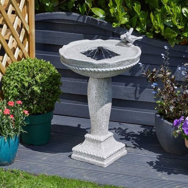 Fontaine Solaire Bain d'Oiseaux Friends Smart 