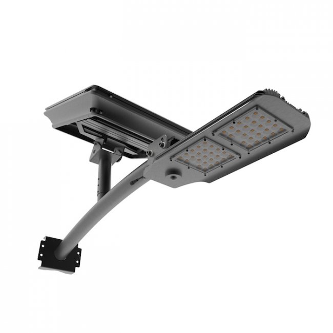Lampadaire Solaire Puissant Cevo Endurance H 2000 Lumens Détecteur