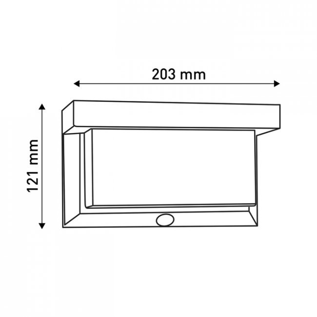 Applique Solaire Puissante Détecteur 200/800 Lumens 3 Modes Nave