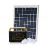Photo Kit d'Eclairage Solaire 12V 30W KL030 Chargeur Lithium LifePo 3 Lampes 810 Lumens