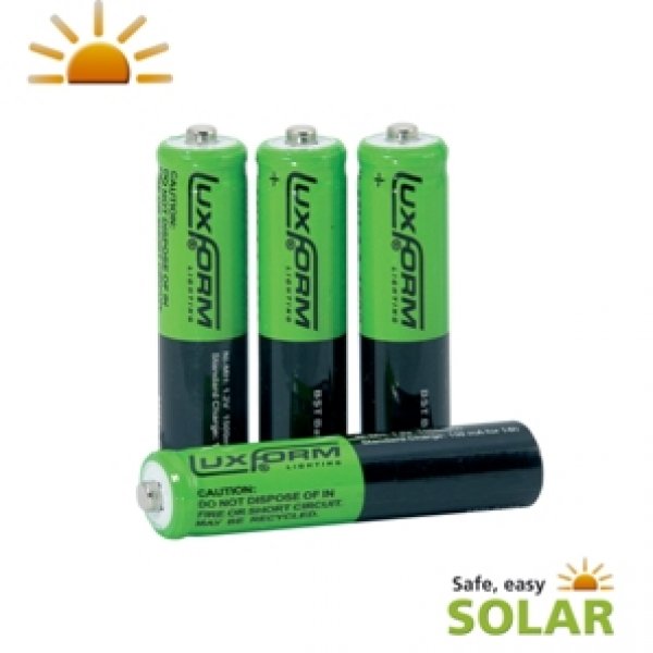 Piles solaires rechargeables nimh AAA 800 mah 12V pack de 4 Objetsolaire