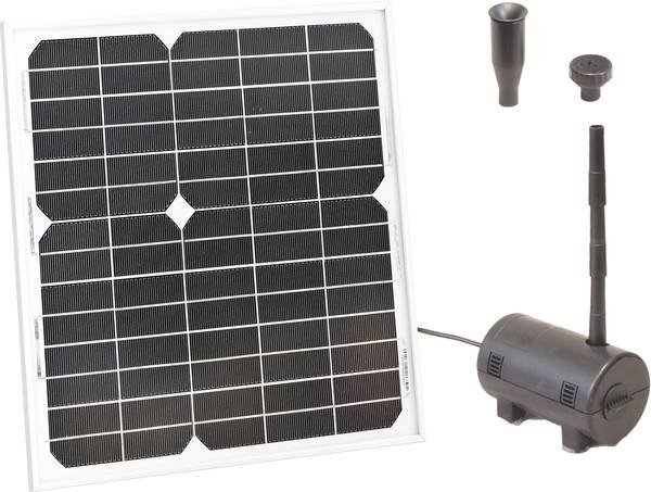Pompe Solaire Pour Fontaine De Jardin 24V 10W - Débit 1000 L/h, Hauteur 1,5 M, IP68, Panneau Solaire Inclus, Pour étang, Ruisseau - 3