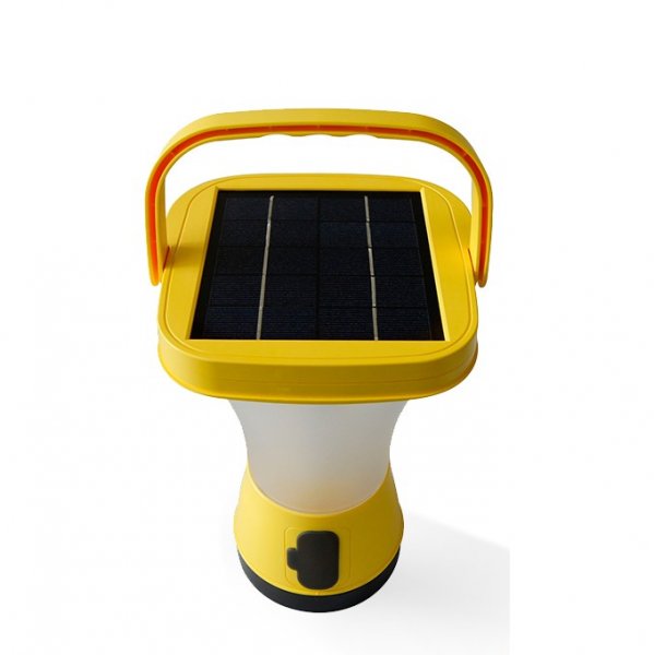 Solalite Lampe rechargeable à énergie solaire pour garage/serre/abri 