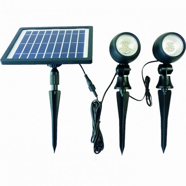 Ampoule solaire extérieure avec panneau d'alimentation solaire pour
